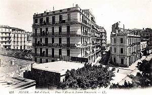ALGER - BAB-EL-OUED - PLACE L'ALMA ET AVENUE BOUZARECH